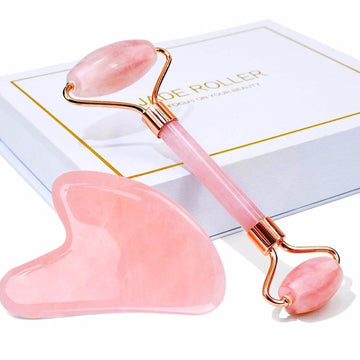Beauty Facial Massage Tool Jade Roller With a gift
